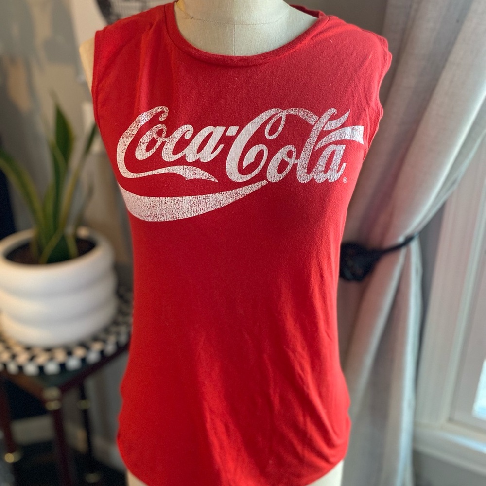 Coca-Cola Red Sleeveless Top